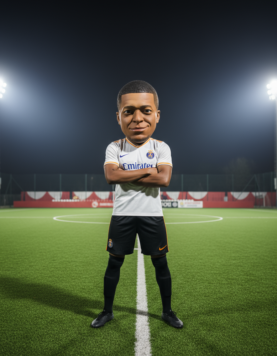Cabezón de Mbappé - PlasmArt